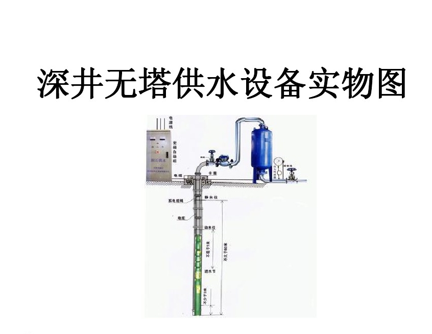 铜川耀州区井泵无塔式供水设备